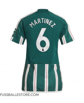 Günstige Manchester United Lisandro Martinez #6 Auswärtstrikot Damen 2023-24 Kurzarm